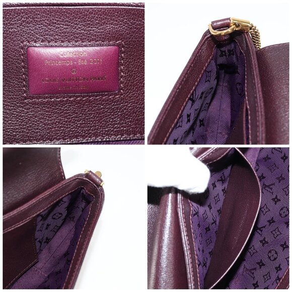 LOUIS VUITTON Pochette Avant Garde Bag Leather Brunne M97092 LV Auth BA4534V - Picture 15 of 16